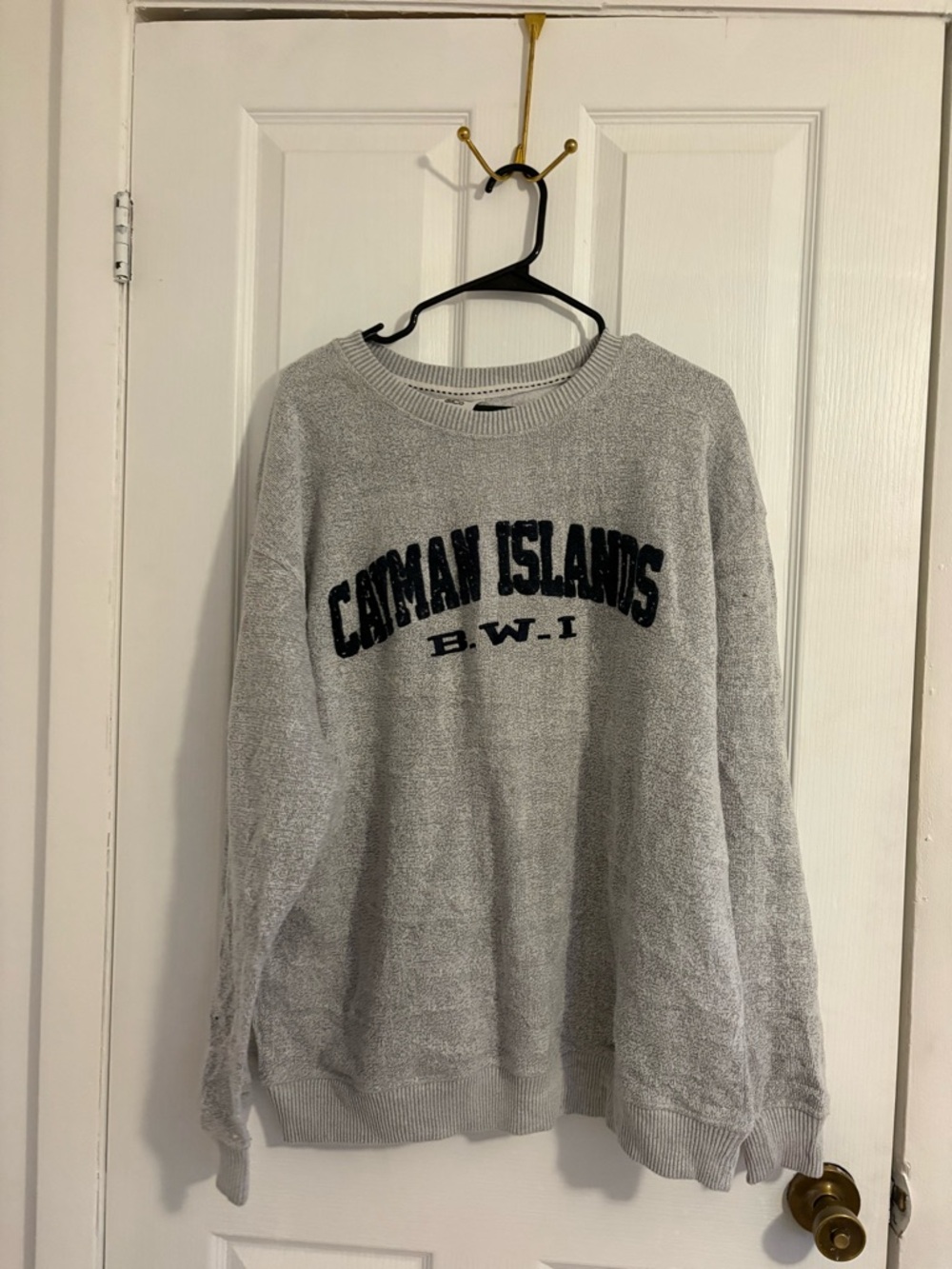 Cayman Islands Grey Pullover Sweatshirt